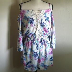 SOLD Sunset & Sixth Romper